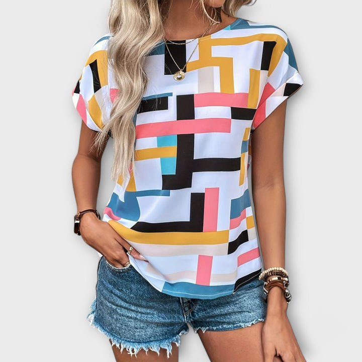 Monica | Short Sleeve Blouse