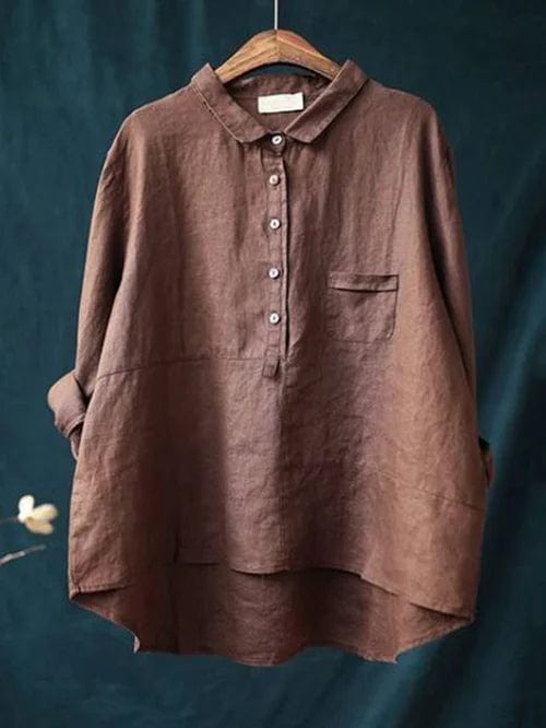 Elyse | Elegant Linen Blouse for Summer