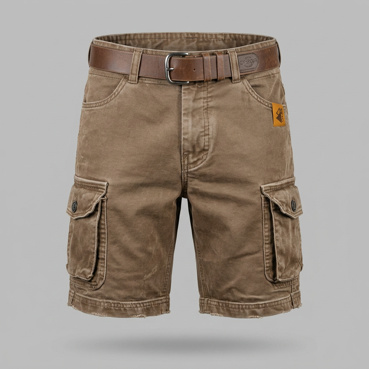 Noah | Short Retro Cargo with Multiple Pockets