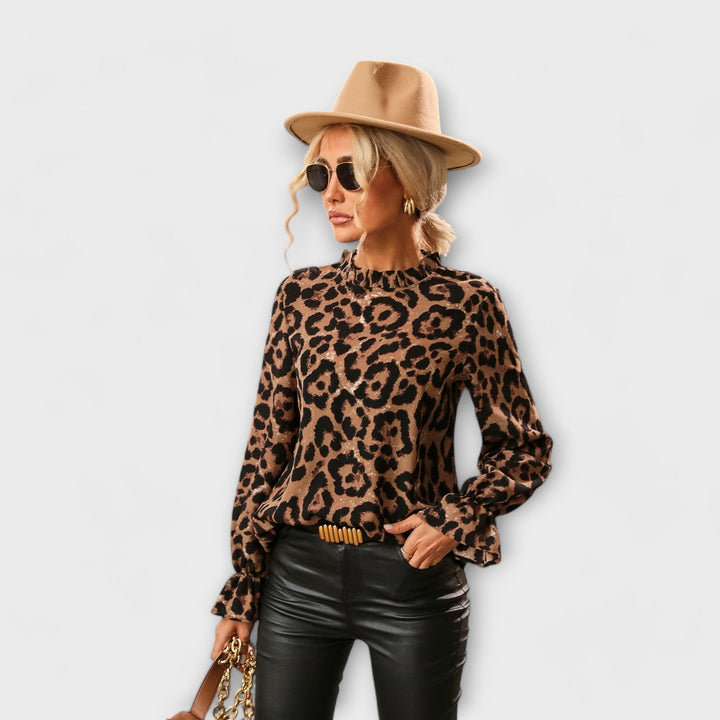 Kyla | Leopard Blouse
