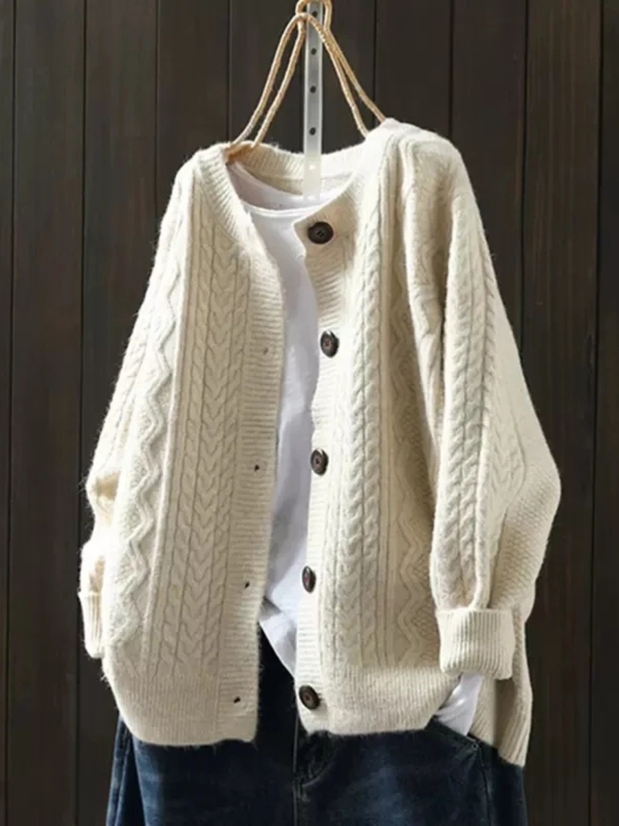 Lorenza | Braided Knit Cardigan
