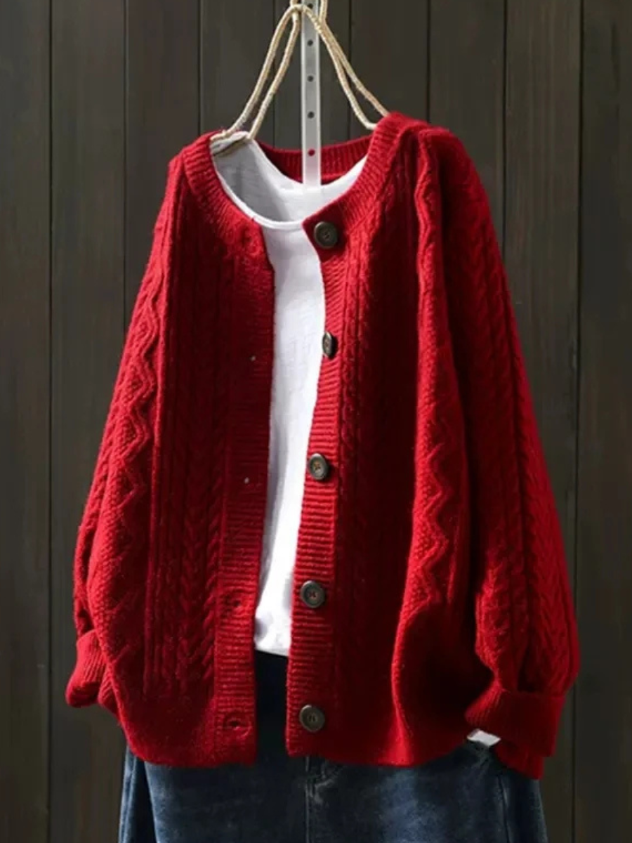 Lorenza | Braided Knit Cardigan