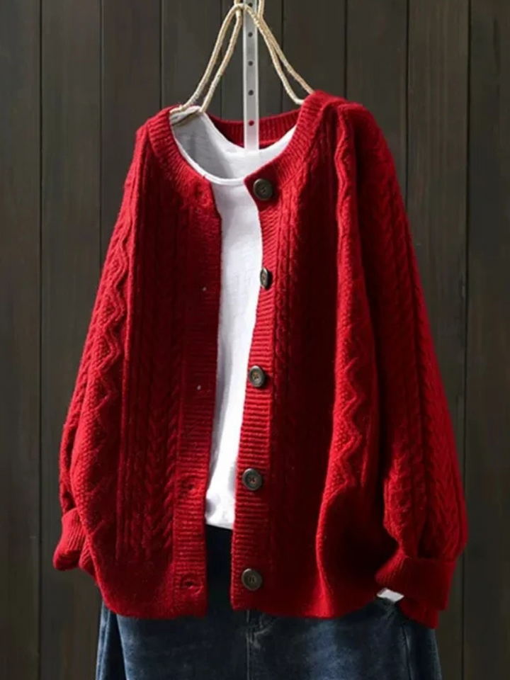 Lorenza | Braided Knit Cardigan