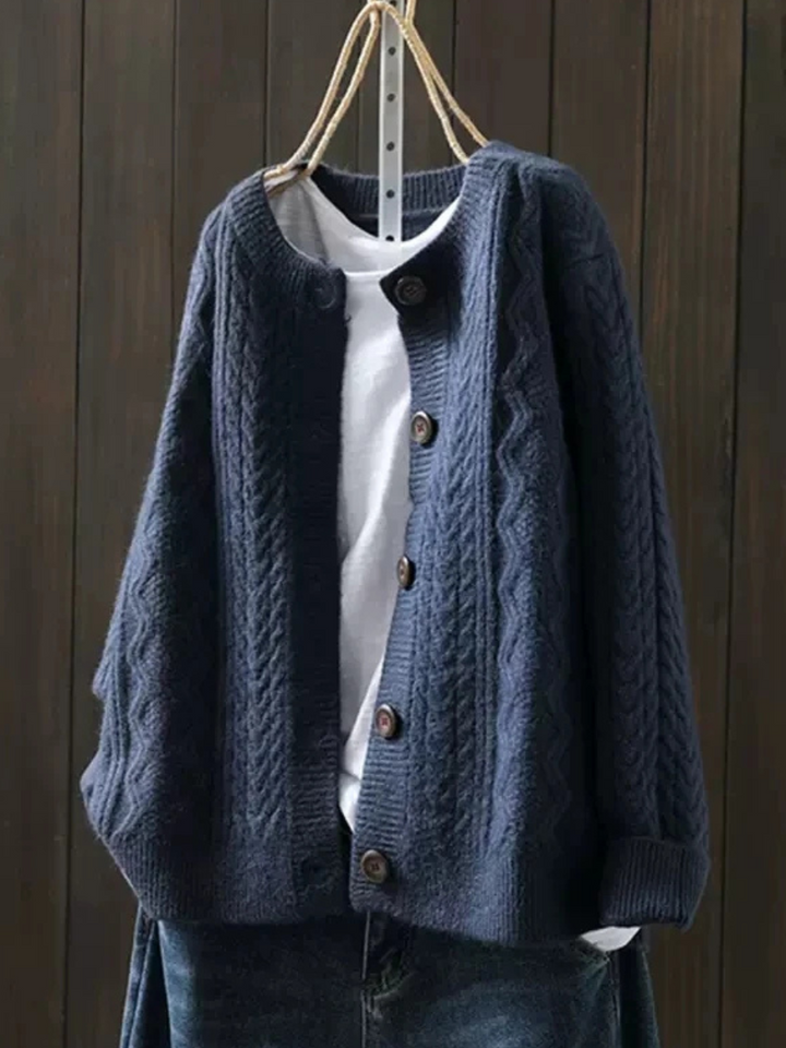 Lorenza | Braided Knit Cardigan