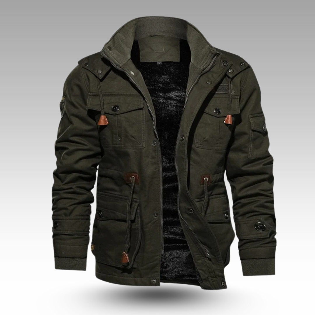 Vernon - Modern Coat with Multiple Pockets