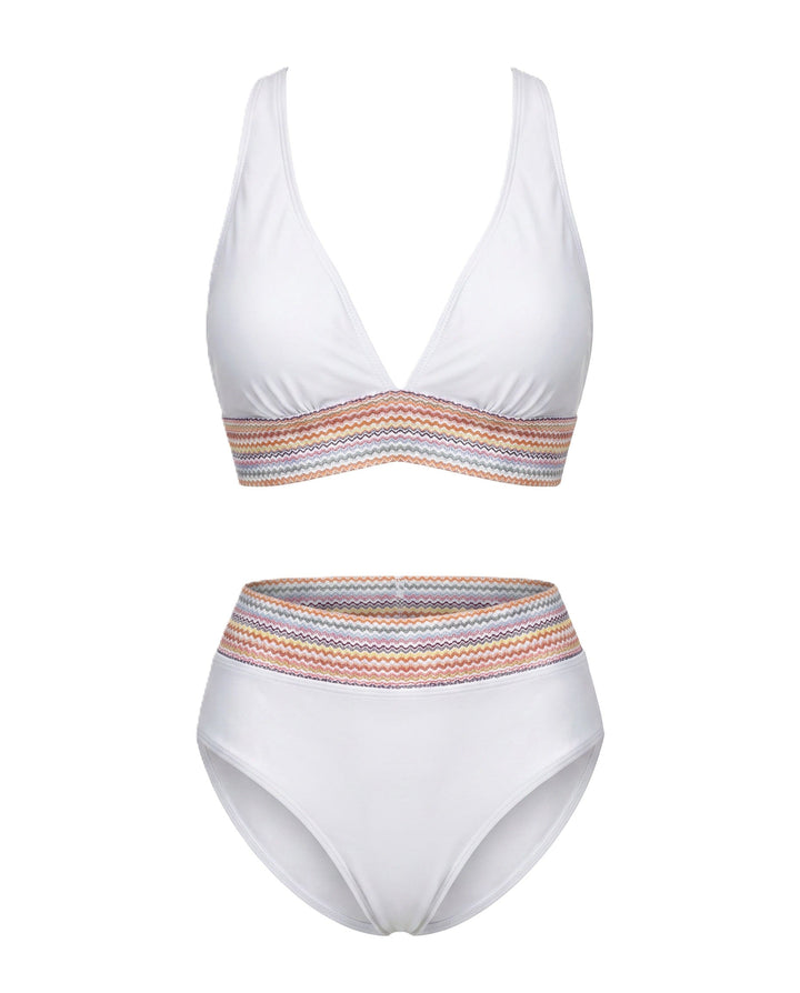 Deep V-Neck Swimsuit