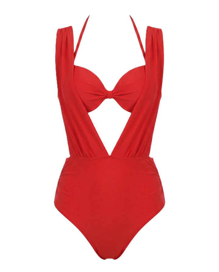 Swimsuit with Low Back