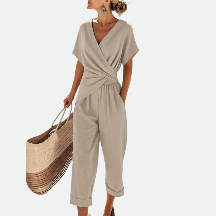 Catherine | Cross Set with V-Neck
