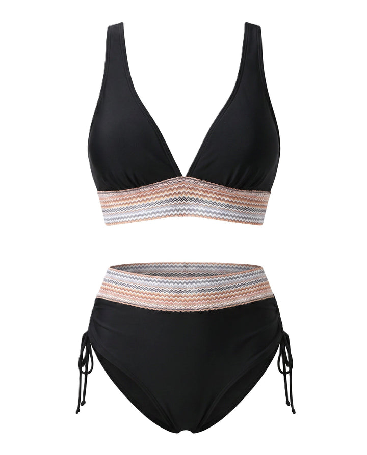 Deep V-Neck Swimsuit