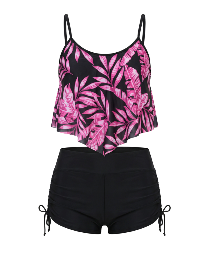 Swimsuit with Straps and Lace