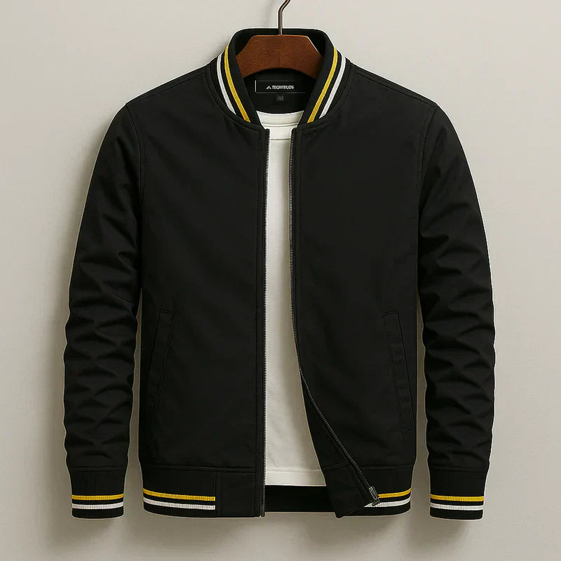 Mario - Striped Bomber Jacket