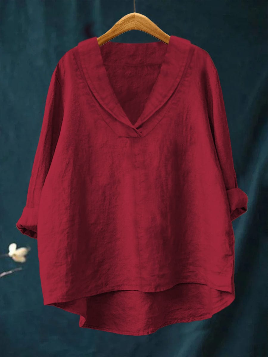 Samara | Elegant Linen Blouse for Summer