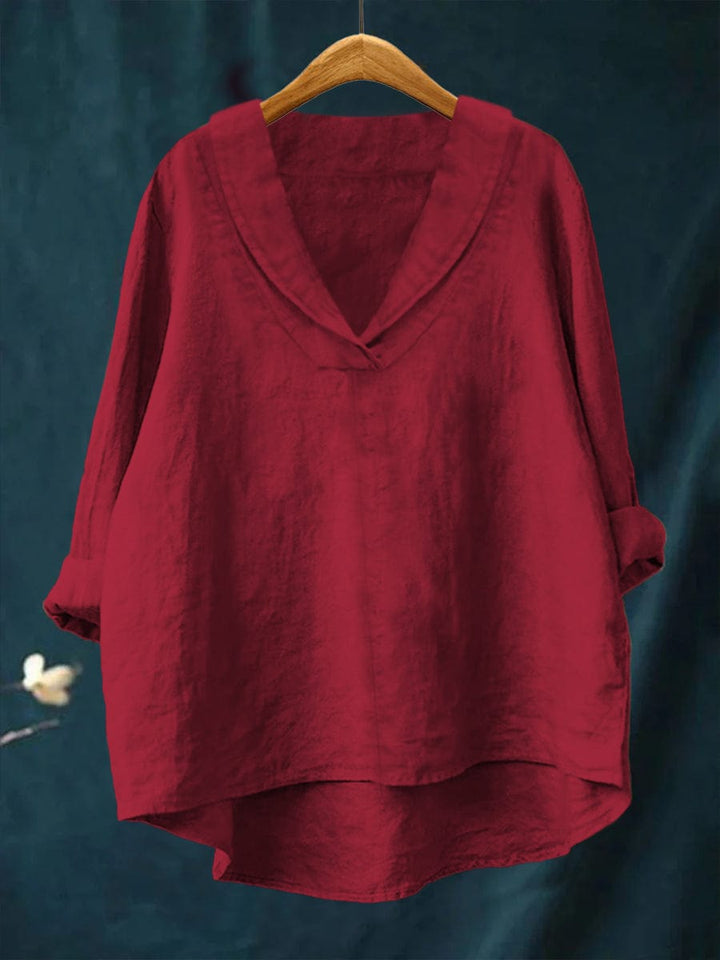 Samara | Elegant Linen Blouse for Summer
