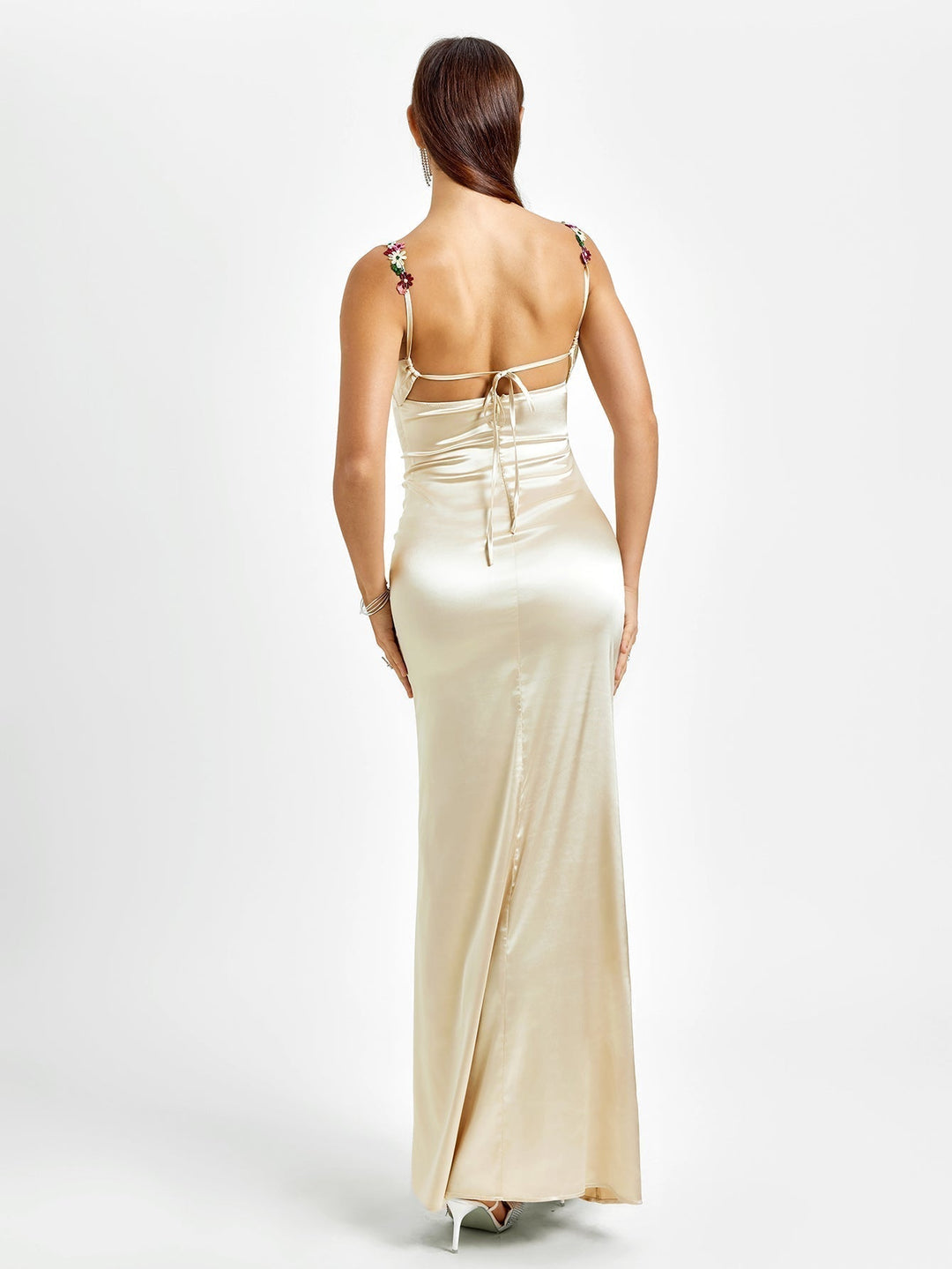 Skylar | Long Satin Dress