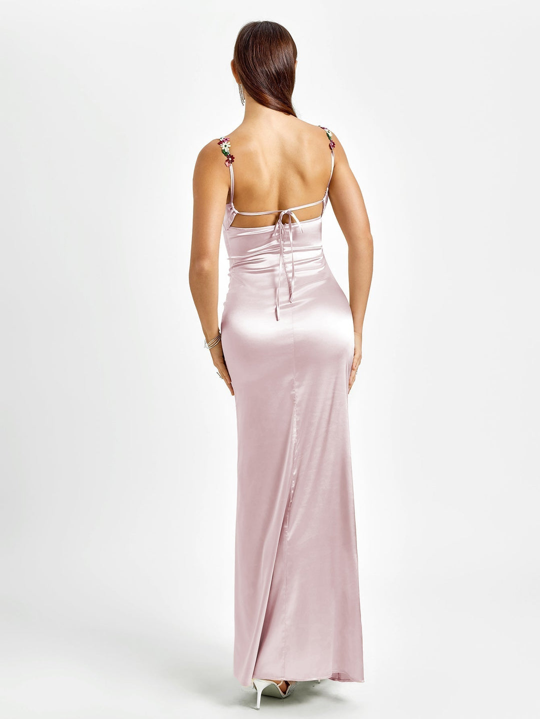 Skylar | Long Satin Dress