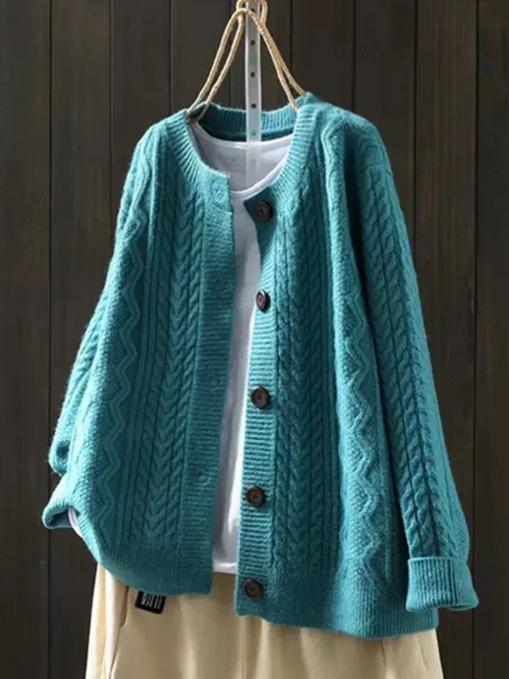 Lorenza | Braided Knit Cardigan