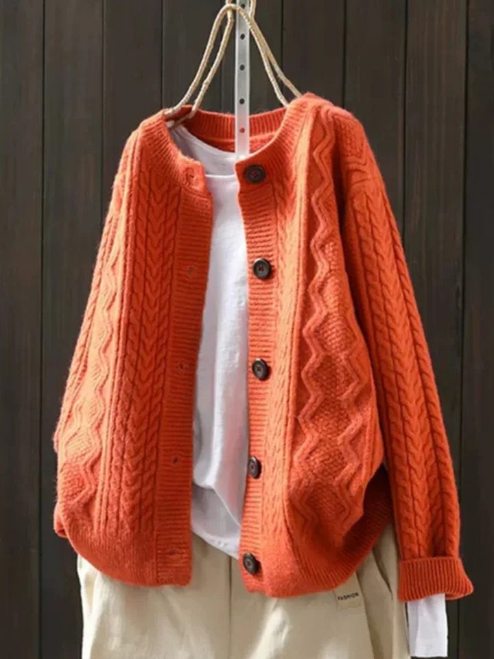 Lorenza | Braided Knit Cardigan