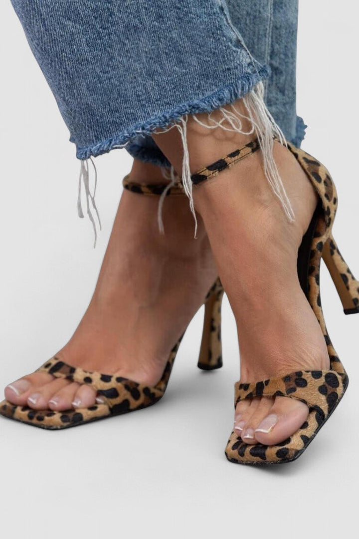 Giulietta | High heel sandals with leopard print