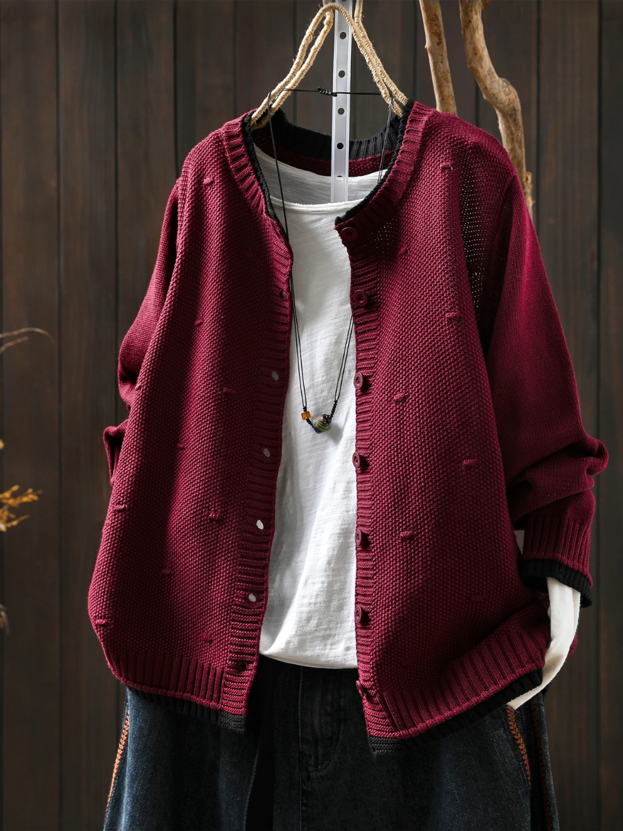 Isadora | Textured Cardigan
