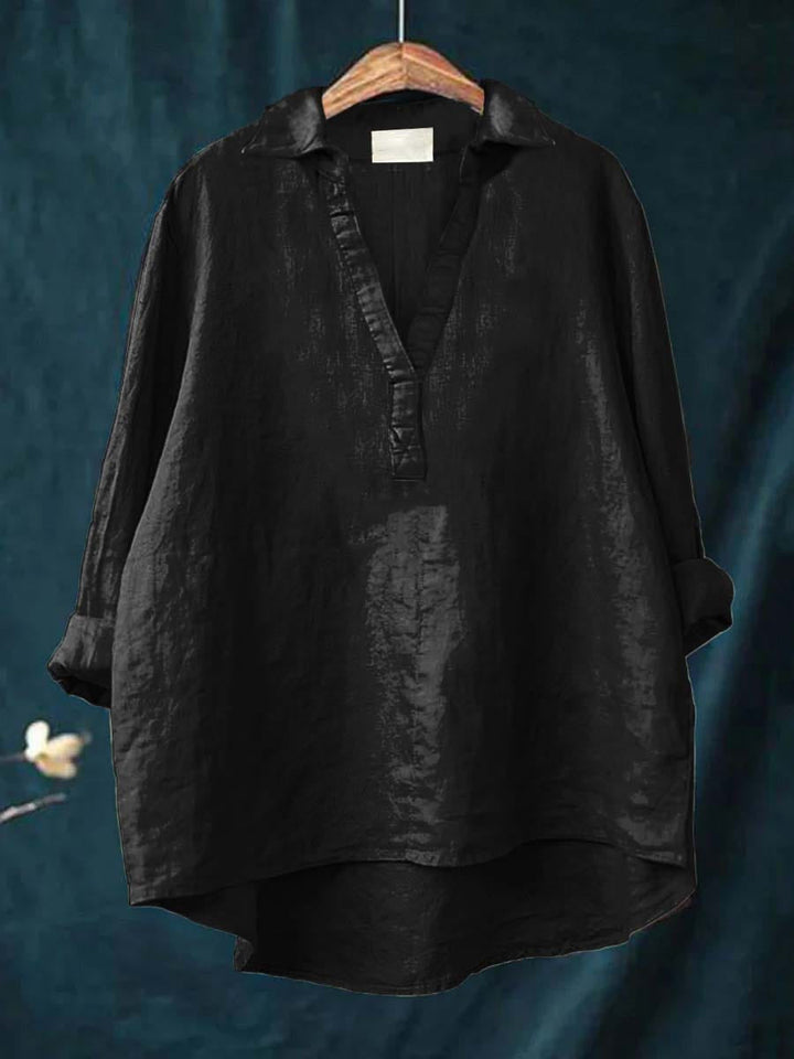 Wanda | Elegant Linen Blouse for Summer