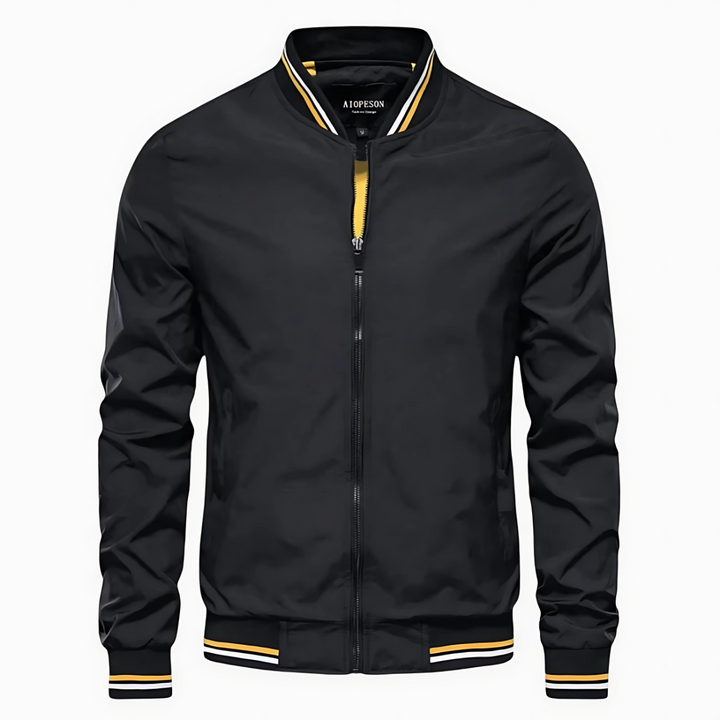 Mario - Striped Bomber Jacket