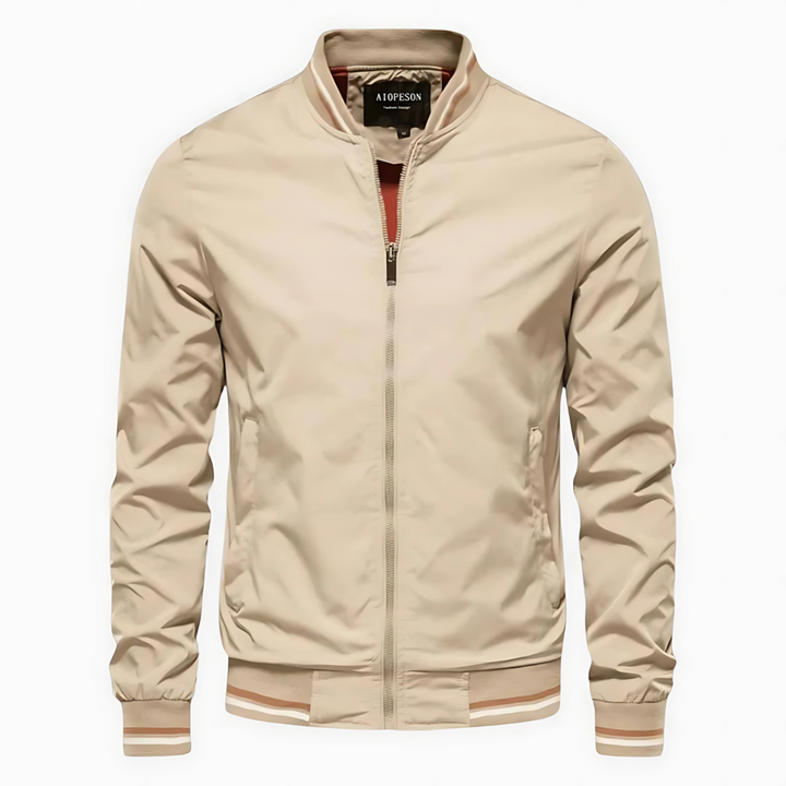 Mario - Striped Bomber Jacket