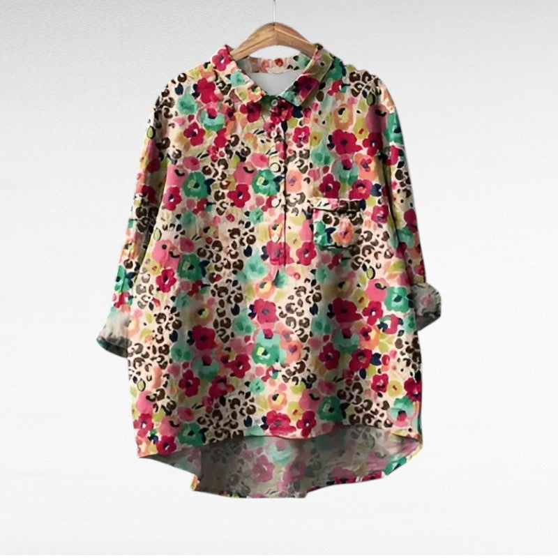 Norah | Elegant Linen Blouse for Summer