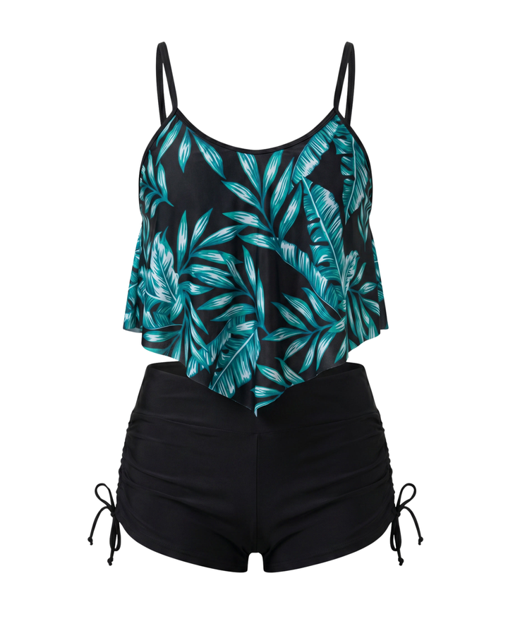 Swimsuit with Straps and Lace