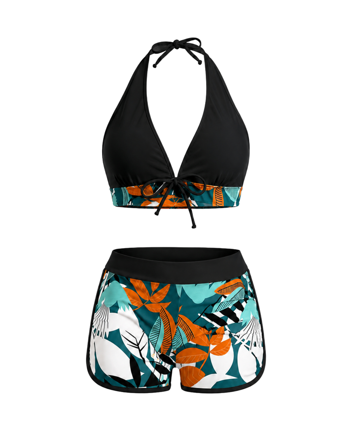 One-Piece Swimsuit with Straps
