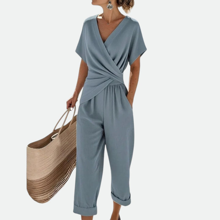 Catherine | Cross Set with V-Neck