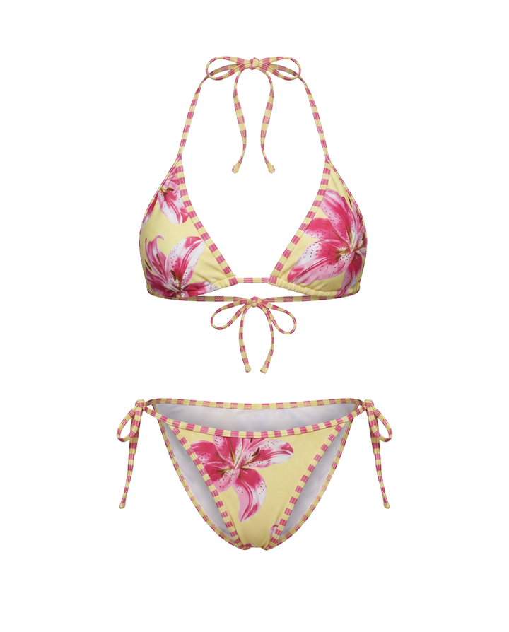 Triangular Bikini with Straps