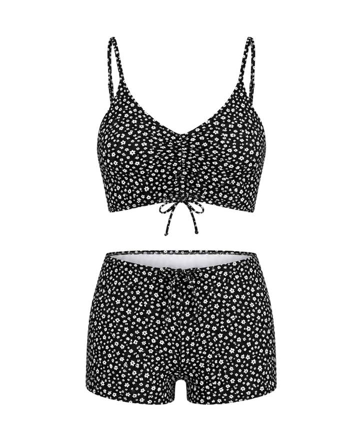 Bikini with Flat Straps