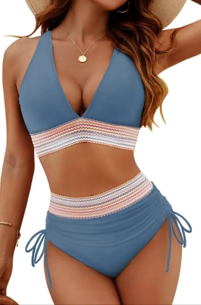 Deep V-Neck Swimsuit