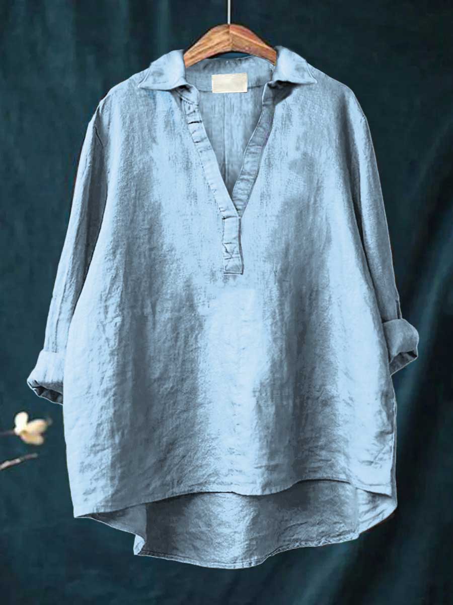 Wanda | Elegant Linen Blouse for Summer