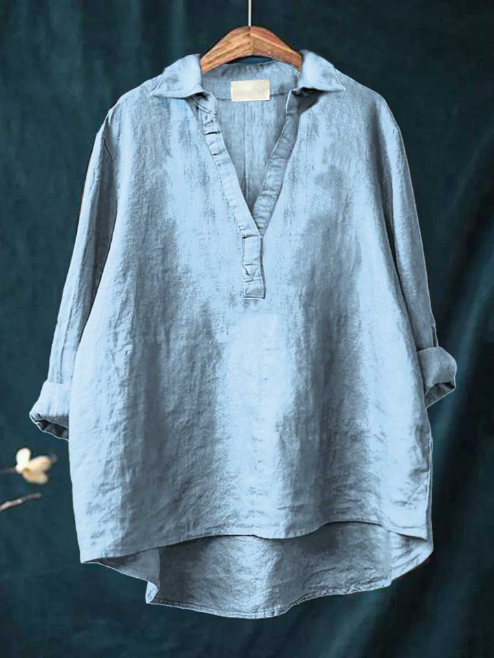 Wanda | Elegant Linen Blouse for Summer