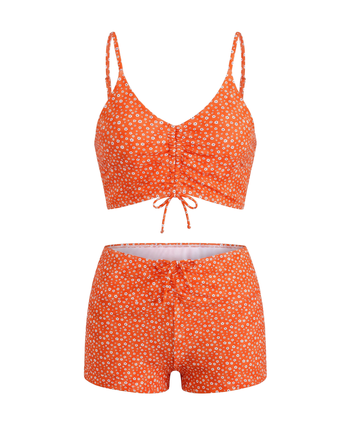 Bikini with Flat Straps