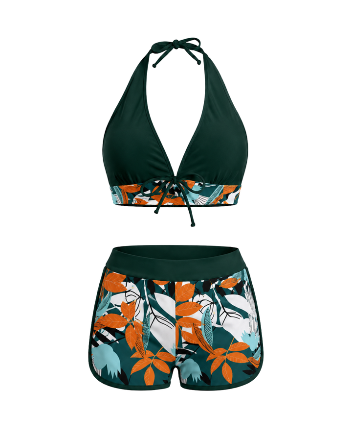 One-Piece Swimsuit with Straps