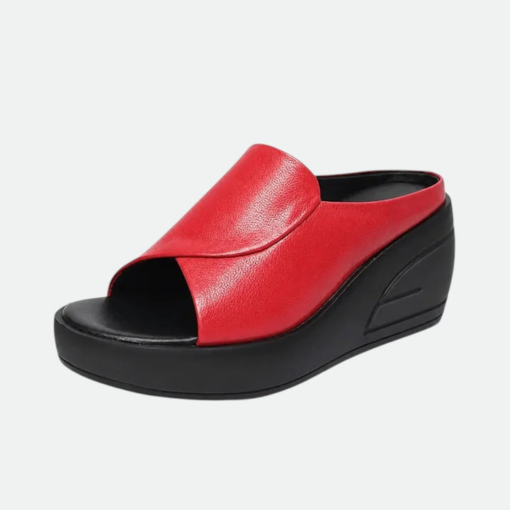 Nicole | Orthopaedic Slip-on Wedge Sandals
