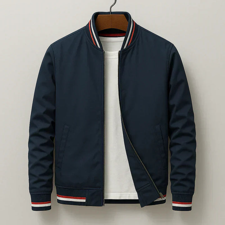 Mario - Striped Bomber Jacket