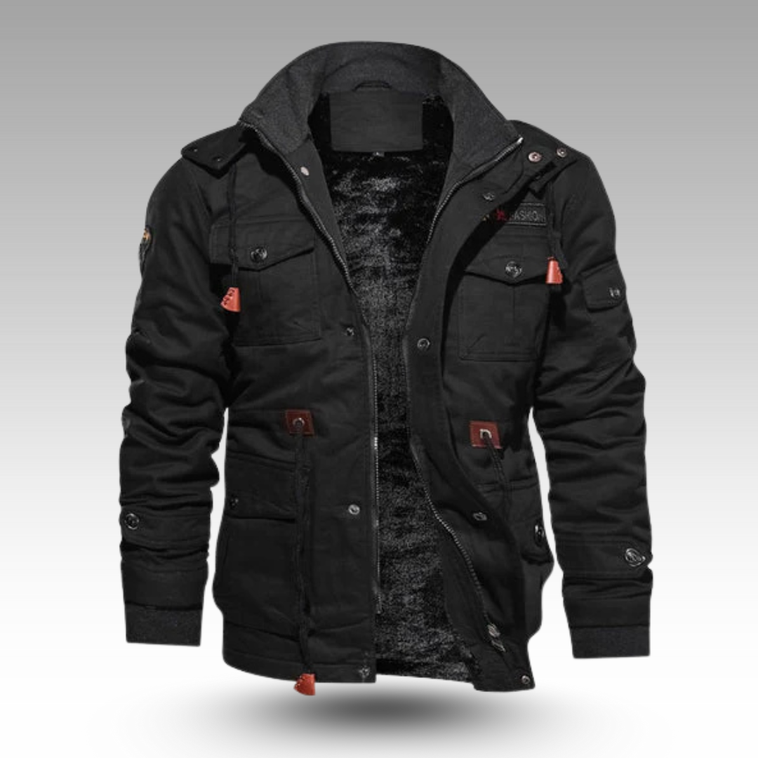 Vernon - Modern Coat with Multiple Pockets