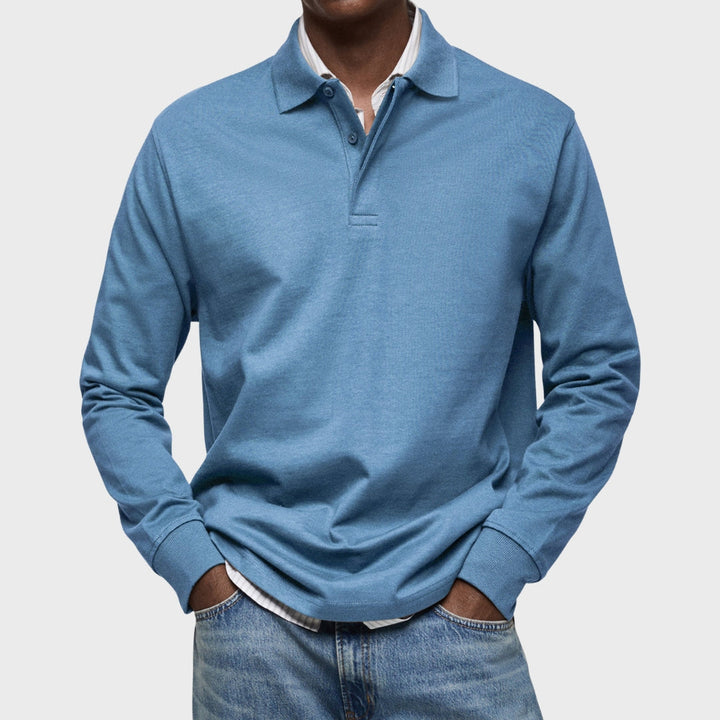 Edward - Luxury Long Sleeve Polo