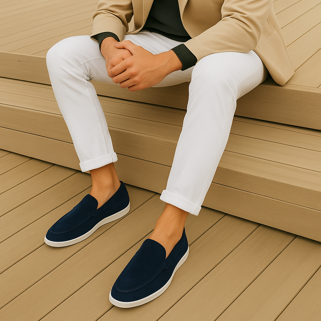 Gus - Suede Loafers