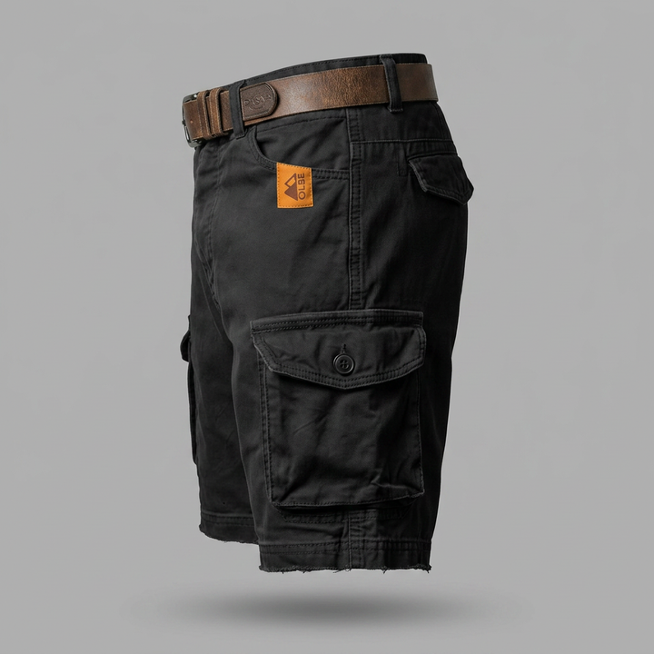 Noah | Short Retro Cargo with Multiple Pockets