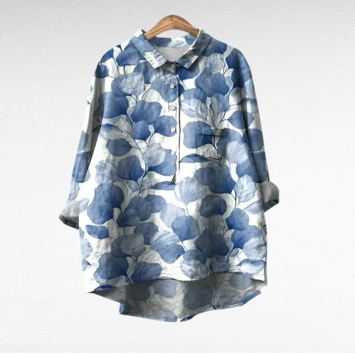 Camille | Elegant Linen Blouse for Summer