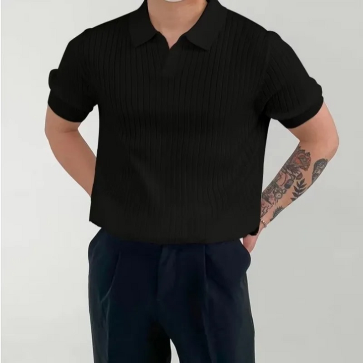 Christian - Elegant Ribbed Polo