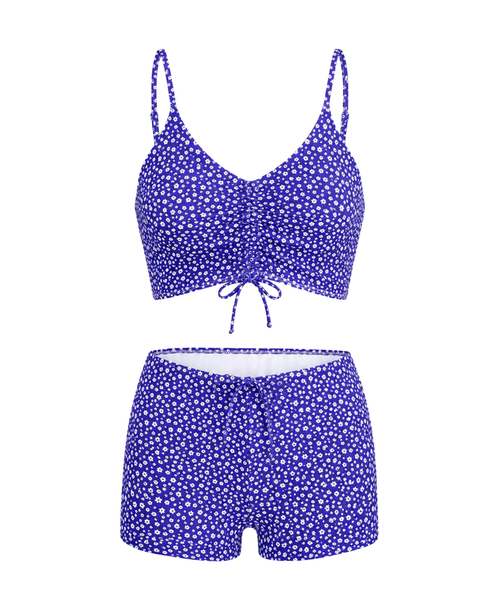 Bikini with Flat Straps