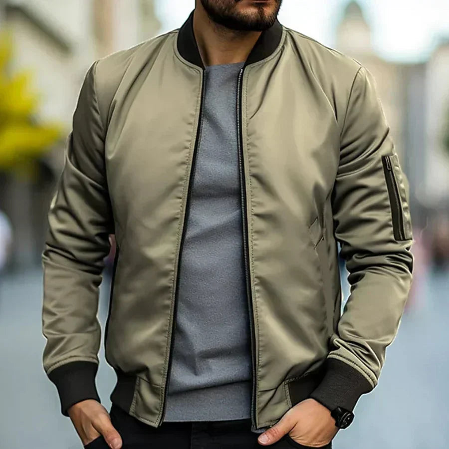 Gareth - Classic Bomber Jacket