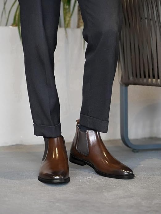 Pierce - Chelsea Boots in Leather