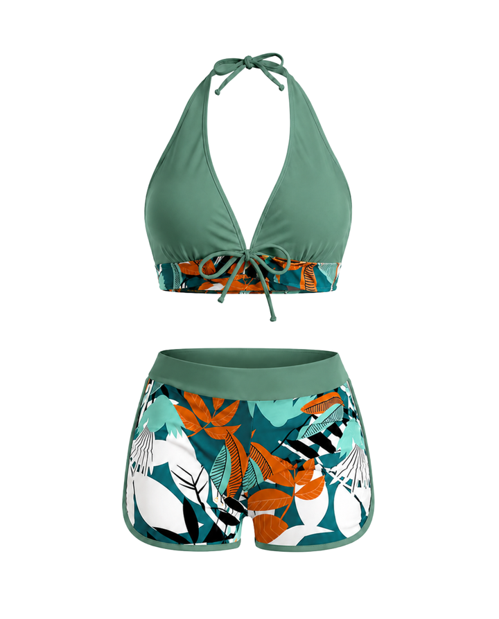 One-Piece Swimsuit with Straps