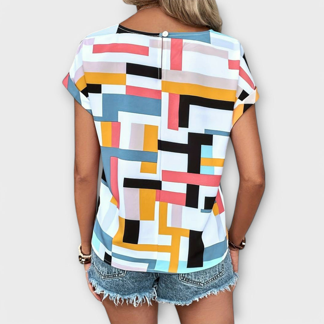 Monica | Short Sleeve Blouse